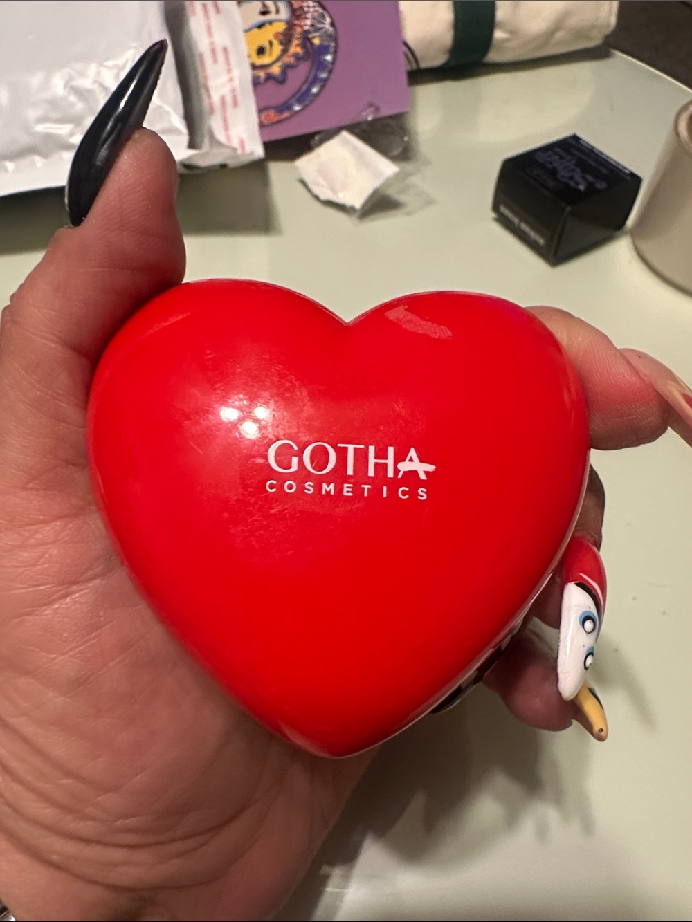 Heart Blush — Vibrant Red Cheek Color